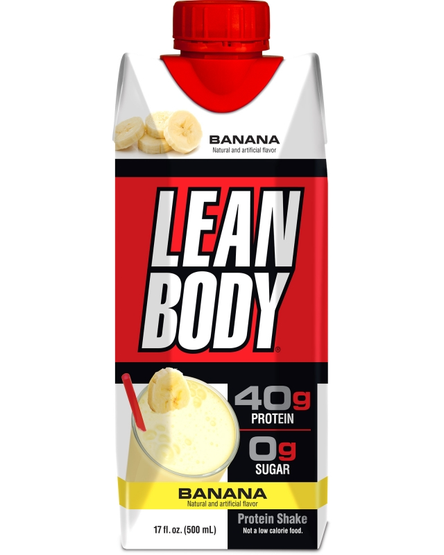 LaBrada - LEAN BODY Protein Shake-Single (17 fl oz)-Banana-