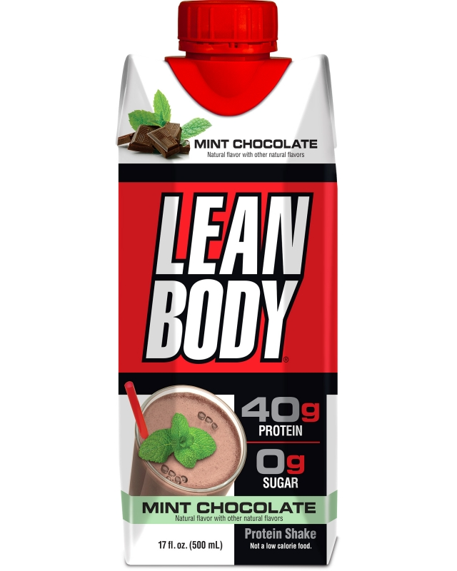 LaBrada - LEAN BODY Protein Shake-Single (17 fl oz)-Mint Chocolate-