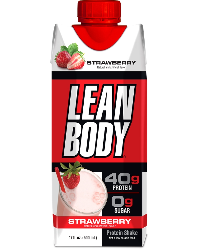 LaBrada - LEAN BODY Protein Shake-Single (17 fl oz)-Strawberry-