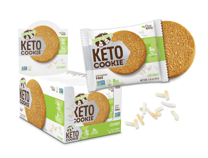 Lenny & Larry's - KETO COOKIE-12-Pack-Coconut-