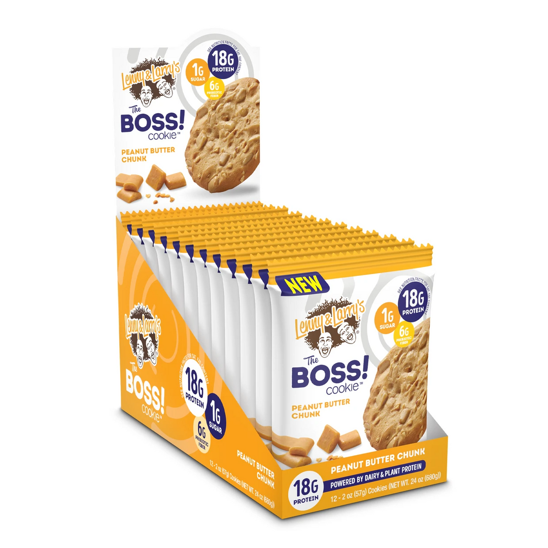 Lenny & Larry's - THE BOSS COOKIE-12-Pack-Peanut Butter Chunk-