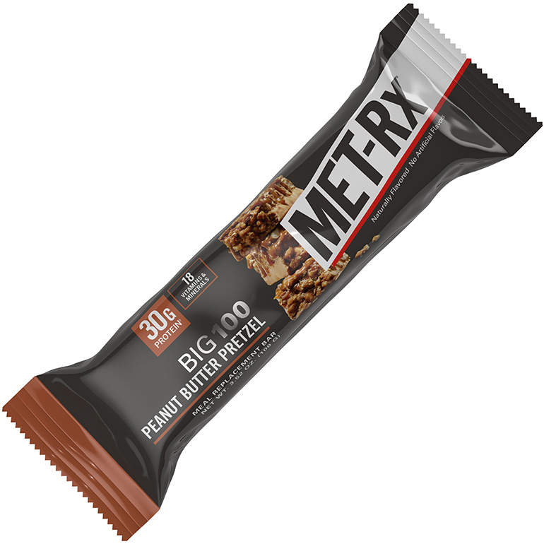 MET-Rx - BIG 100-9-Pack-Peanut Butter Pretzel-