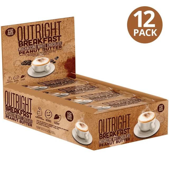 MTS Nutrition OUTRIGHT Breakfast 60g (12-Pack)-Mochaccino White Chocolate Peanut Butter-