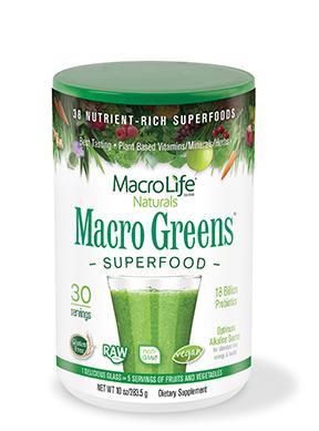 Macro Life Naturals MACRO GREENS Superfood-30 Servings (10 oz)-