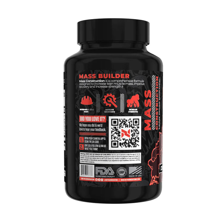 Nutra Innovations - MASS CONSTRUCTION - 120 Capsules