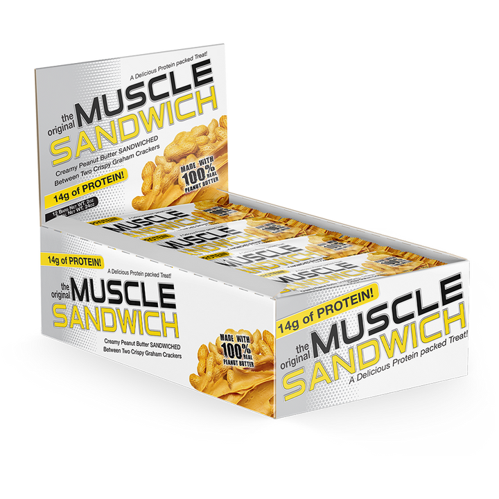 Muscle Foods - MUSCLE SANDWICH-12-Pack-Peanut Butter-