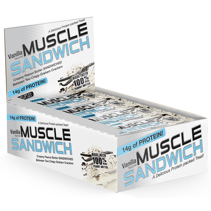 Muscle Foods - MUSCLE SANDWICH-12-Pack-Vanilla-
