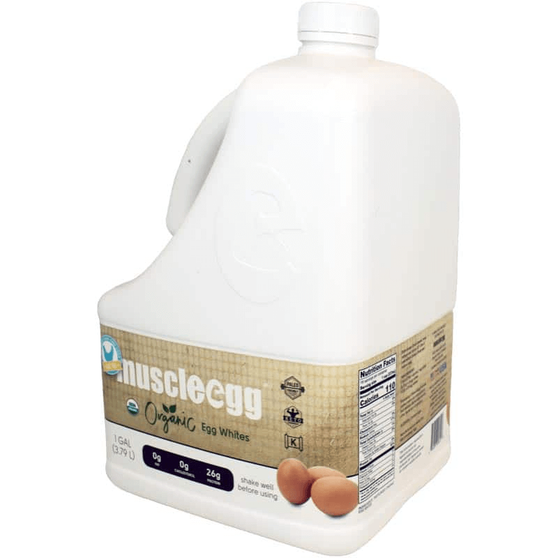 MuscleEgg - LIQUID EGG WHITES-1 Gallon-Organic-