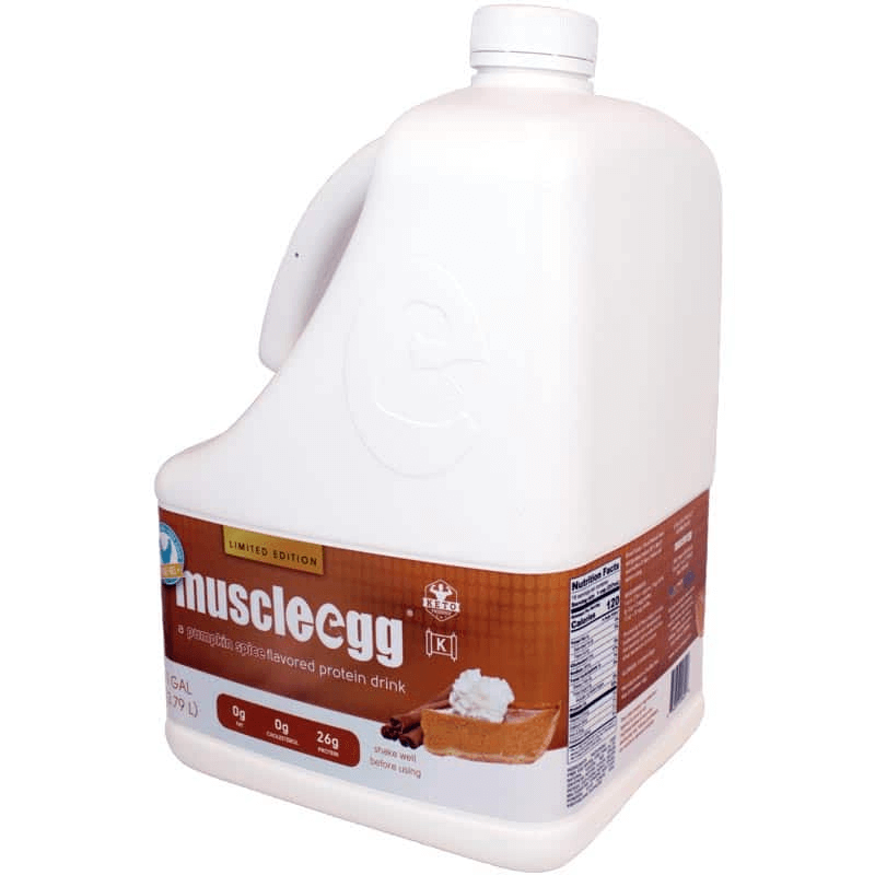MuscleEgg - LIQUID EGG WHITES-1 Gallon-Pumpkin Spice-