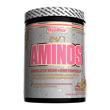 MyoBlox - 24/7 AMINOS-30 Servings-Peach Mango-