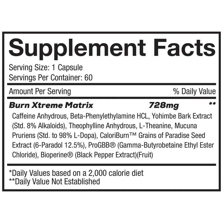 Nutra Innovations - BURN XTREME 60 Capsules-