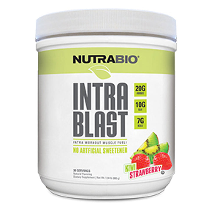 NutraBio INTRA BLAST NATURAL 30 Servings Kiwi Strawberry