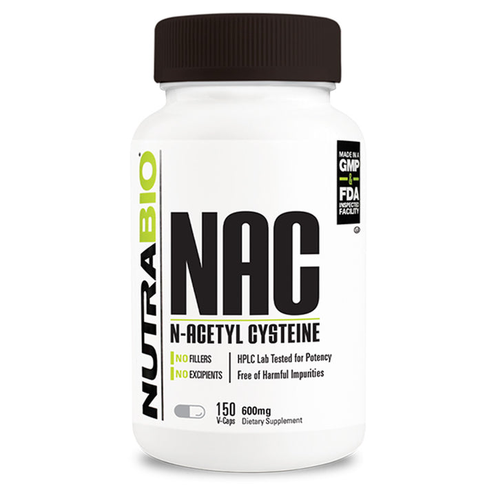 NutraBio NAC N-Acetyl Cysteine 150gm Unflavored Powder