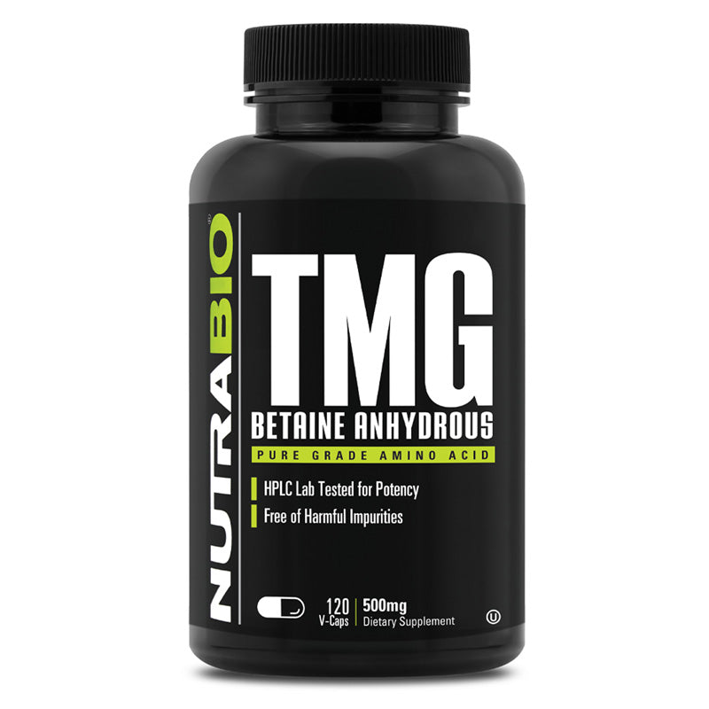 NUTRABIO TMG BETAINE ANHYDROUS 120 VEGETABLE CAPSULES