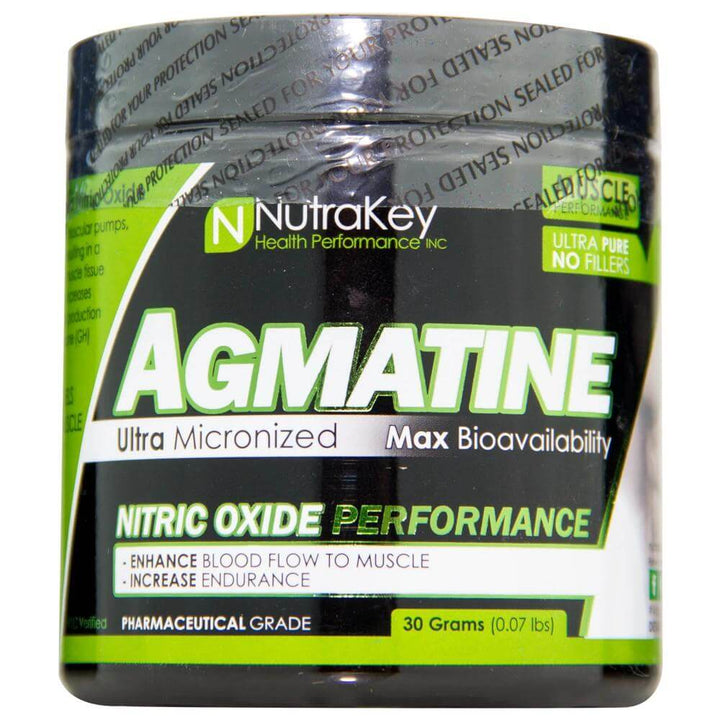 NutraKey - AGMATINE Powder - 30 Servings (30g) Unflavored-
