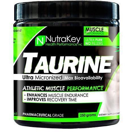 NutraKey - TAURINE 250 Servings (250g) Unflavored-
