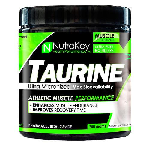 NutraKey - TAURINE 250 Servings (250g) Unflavored-