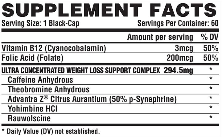 Nutrex LIPO-6 BLACK HERS 60 Capsules-