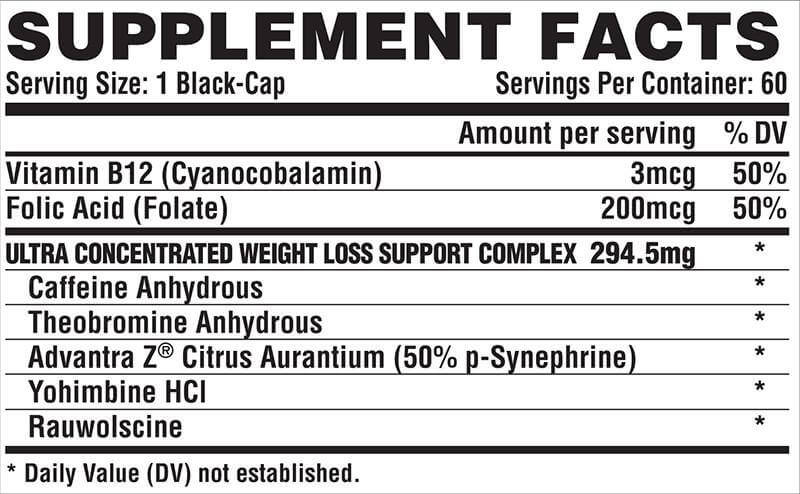 Nutrex LIPO-6 BLACK HERS 60 Capsules-