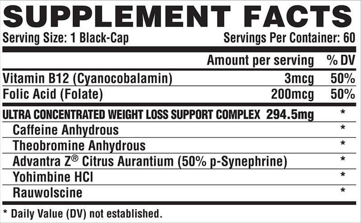 Nutrex LIPO-6 BLACK HERS 60 Capsules-