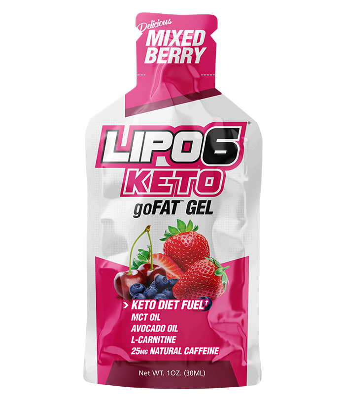 Nutrex LIPO-6 KETO goFAT Gel 1 oz Mixed Berry-