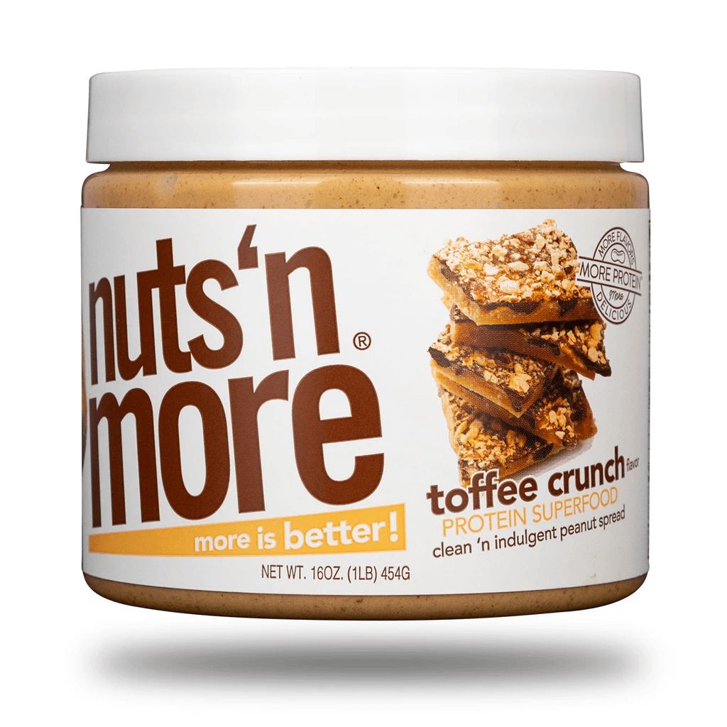 Nuts 'N More PEANUT SPREAD 16oz-Toffee Crunch-