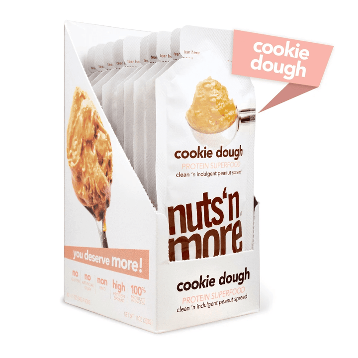 Nuts 'n More HIGH PROTEIN SPREAD 34g (10-Pack)-Cookie Dough-