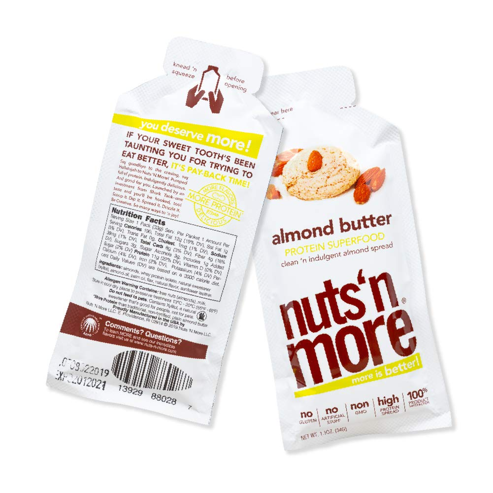 Nuts 'n More HIGH PROTEIN SPREAD 34g Almond Spread-