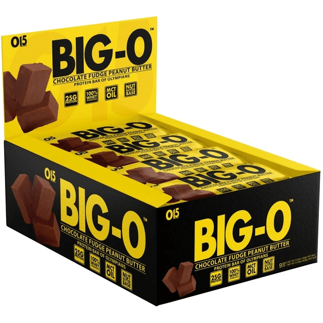O15 Nutrition - BIG-O Protein Bar-9-Pack-Chocolate Fudge Peanut Butter-