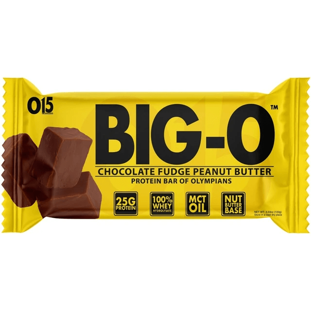 O15 Nutrition - BIG-O Protein Bar-Single-Chocolate Fudge Peanut Butter-