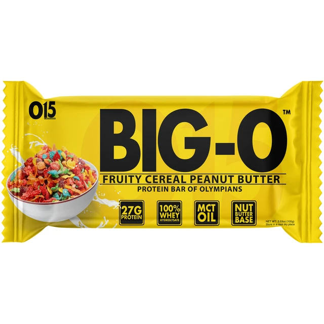 O15 Nutrition - BIG-O Protein Bar-Single-Fruity Cereal Peanut Butter-