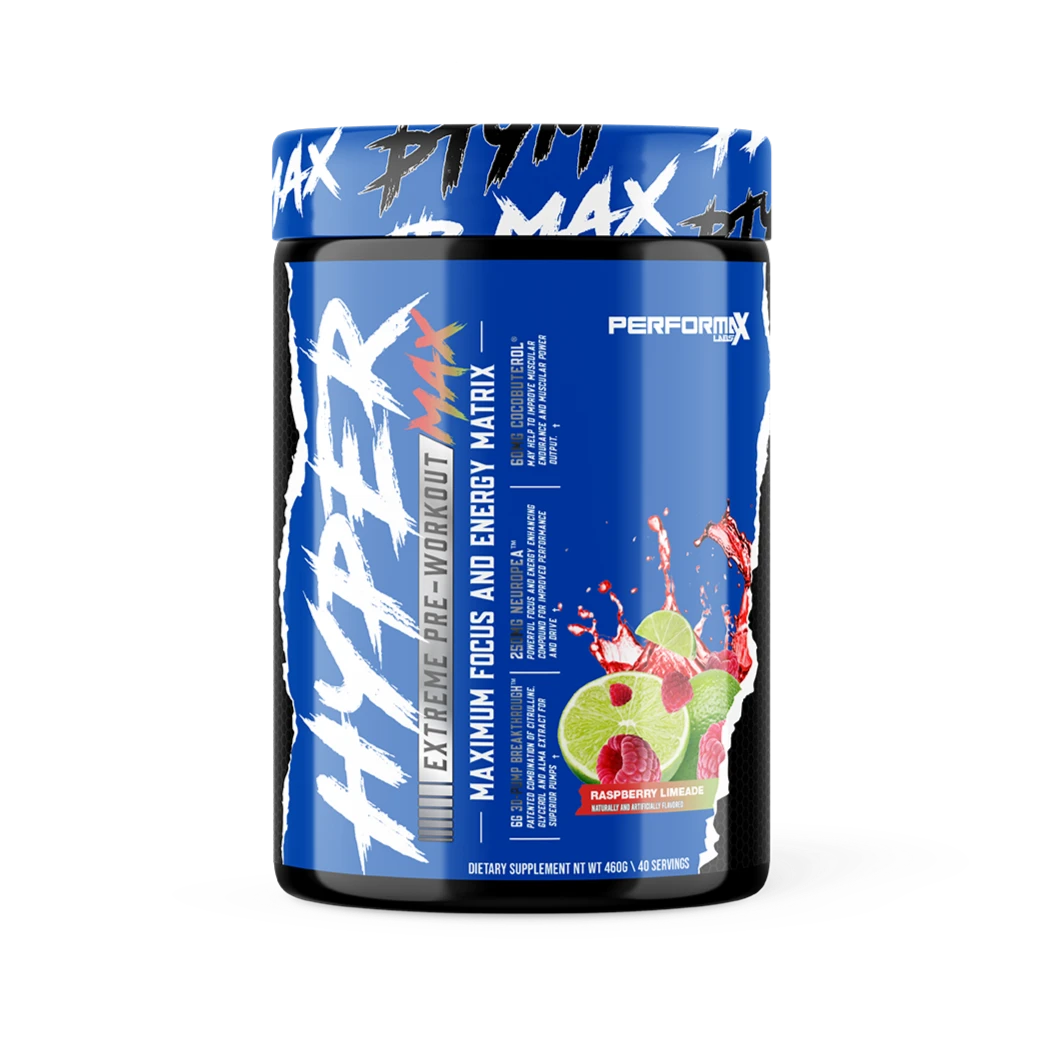Performax Labs - HYPERMAX-3D - 40 Servings-Raspberry Limeade-