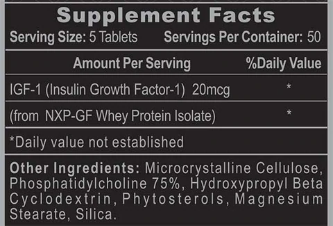 Hi-Tech Pharmaceuticals - Pro IGF-1 - 250 Tablets