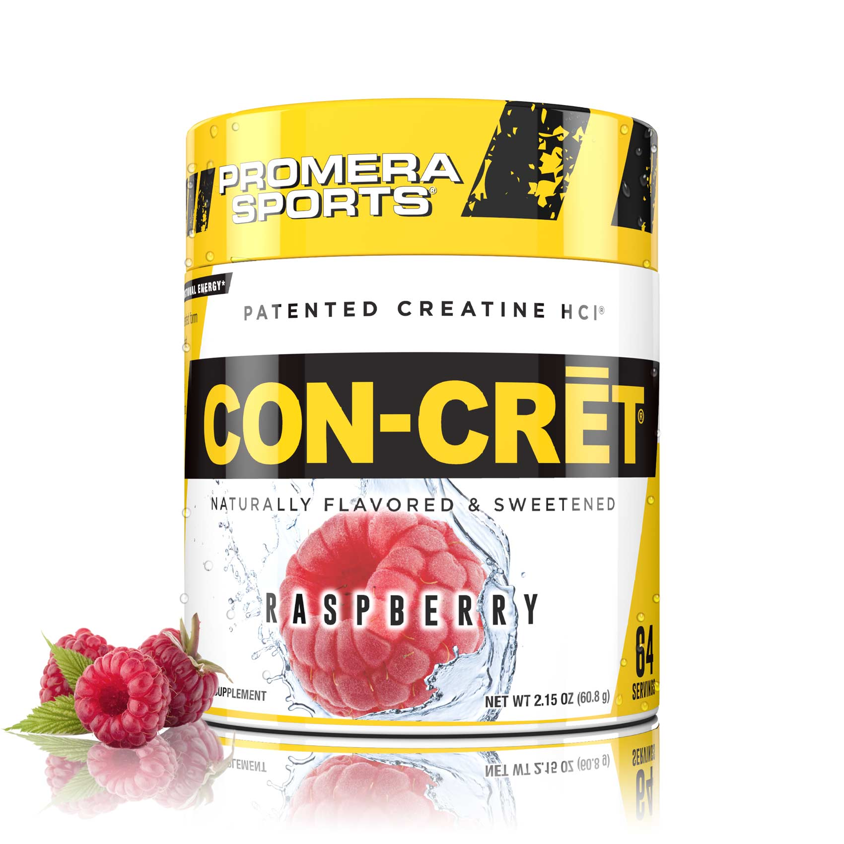 ProMera Sports - CON-CRET Powder 64 Servings-Raspberry-