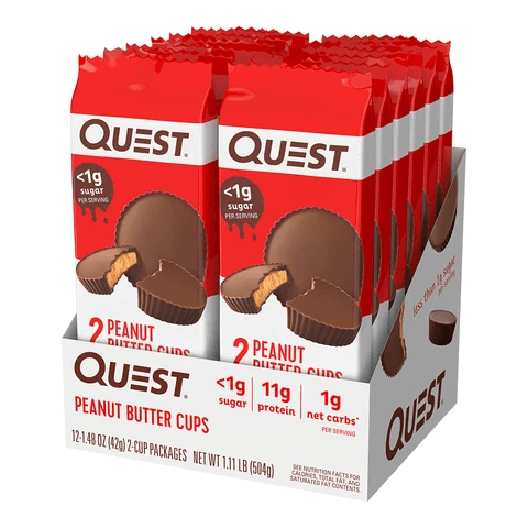 Quest Nutrition - PEANUT BUTTER CUPS-12-Pack-