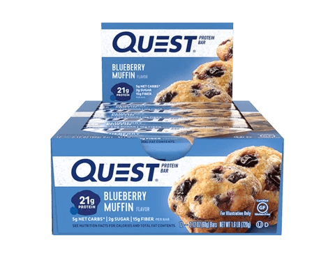 Quest Nutrition - PROTEIN BARS-12-Pack-Blueberry Muffin-