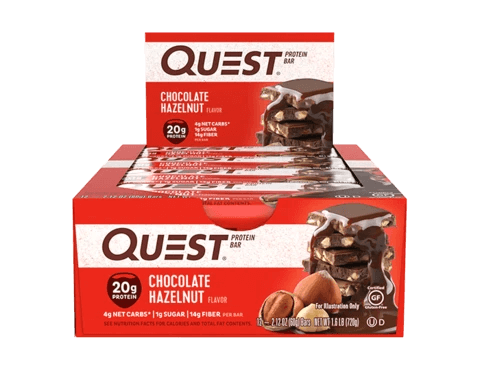 Quest Nutrition - PROTEIN BARS-12-Pack-Chocolate Hazelnut-