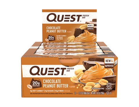 Quest Nutrition - PROTEIN BARS-12-Pack-Chocolate Peanut Butter-