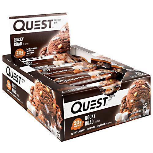 Quest Nutrition - PROTEIN BARS-12-Pack-Rocky Road-
