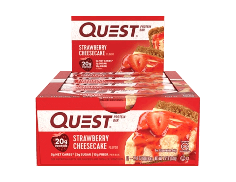 Quest Nutrition - PROTEIN BARS-12-Pack-Strawberry Cheesecake-