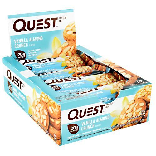 Quest Nutrition - PROTEIN BARS-12-Pack-Vanilla Almond Crunch-