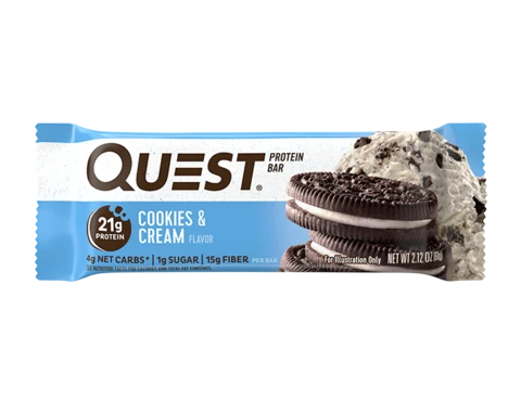 Quest Nutrition - PROTEIN BARS-Single Bar-Cookies & Cream-