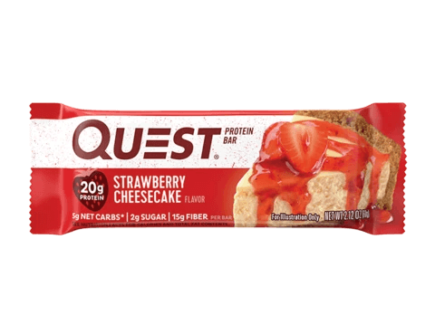 Quest Nutrition - PROTEIN BARS-Single Bar-Strawberry Cheesecake-