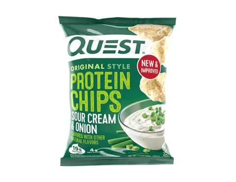 Quest Nutrition - PROTEIN CHIPS-8-Pack (8x1.1oz)-Sour Cream & Onion-