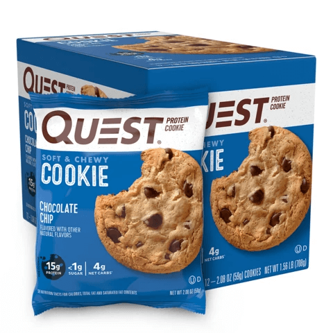 Quest Nutrition - PROTEIN COOKIES-12-Pack-Chocolate Chip-