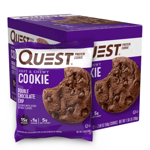 Quest Nutrition - PROTEIN COOKIES-12-Pack-Double Chocolate Chip-