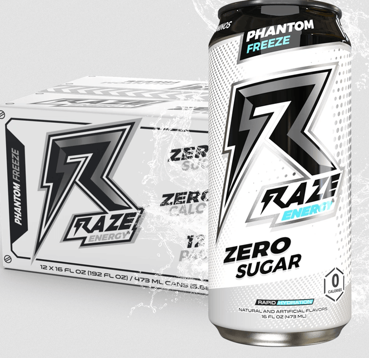 REPP Sports - RAZE Energy Drink-12-Pack-Phantom Freeze-