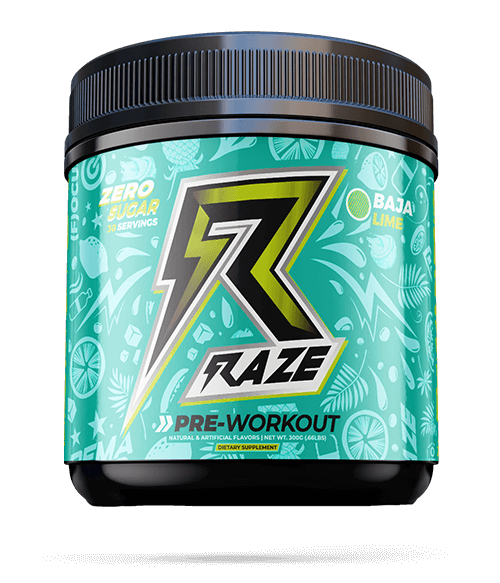 Repp Sports - RAZE Pre-Workout-30 Servings-Baja Lime-