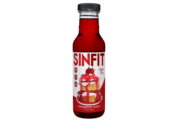 SINFIT Nutrition - SYRUP-12 FL OZ-Strawberry-
