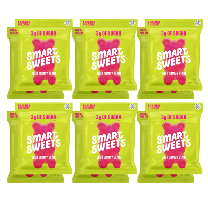 Smart Sweets-12-Pack-Sour Gummy Bears-